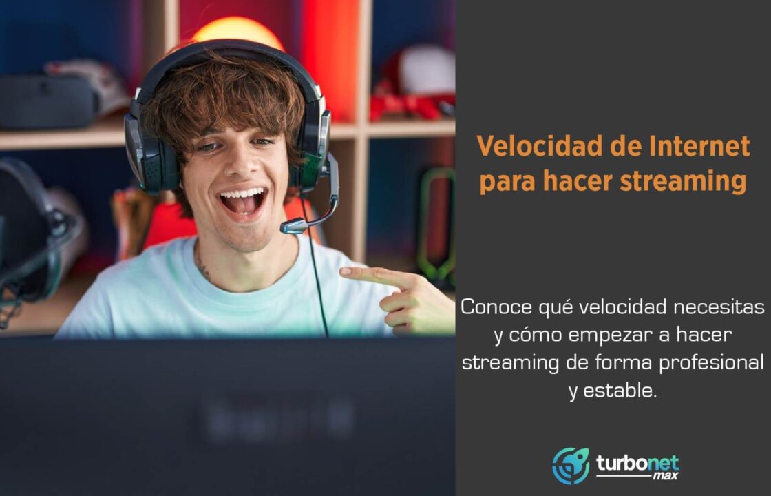 Joven utilizando velocidad de Internet para hacer streaming en México